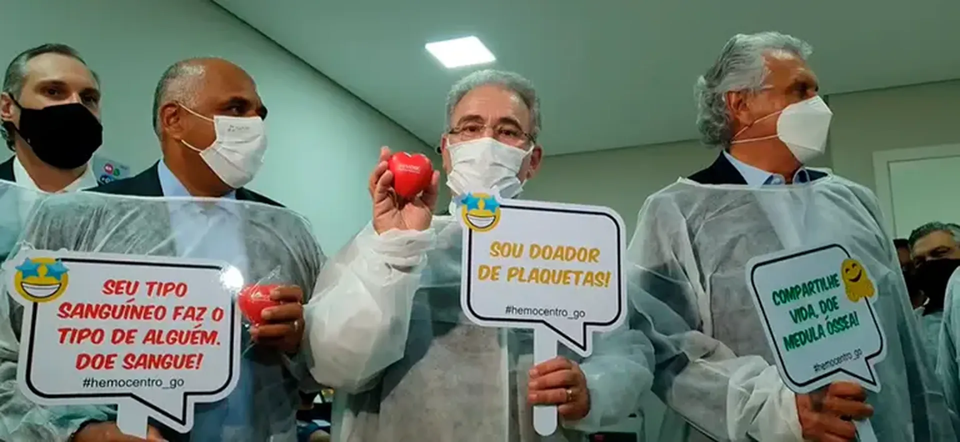 Ministro da Saúde visita maior hemocentro do Brasil em Goiânia (GO)