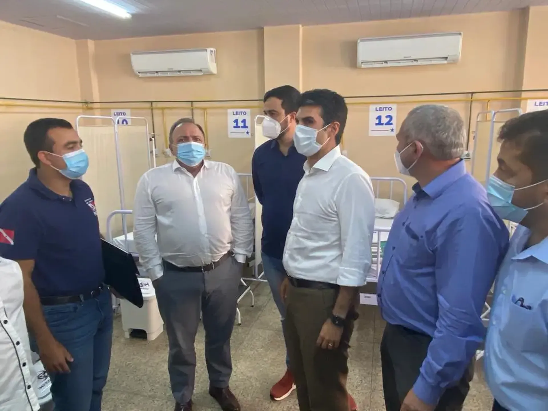 Ministro Eduardo Pazuello participa de abertura de hospital de campanha em Santarém (PA)