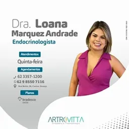 Dra. Loana Marquez Andrade Endocrinologista Uruaçu