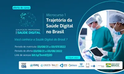 Programa de Qualificação Profissional em Saúde Digital desenvolvido por universidade é apoiado pelo DATASUS