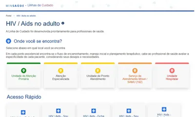 Saúde lança Linha de Cuidado HIV/Aids para profissionais da área, gestores e cidadãos