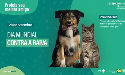 Ministério da Saúde adquire 30 milhões de doses de vacina contra a raiva animal