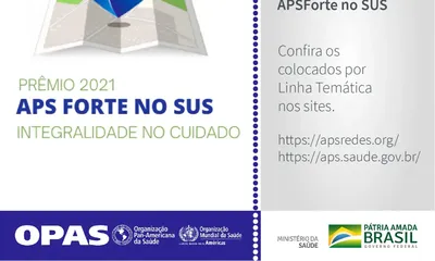 Confira as 167 experiências classificadas para a 2ª fase do prêmio APS Forte no SUS