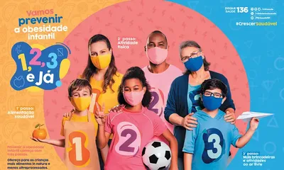Obesidade infantil: gestores municipais têm até 17 de setembro para aderir à estratégia de prevenção