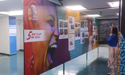 Saúde participa de lançamento da exposição "Marielle Franco - nesse lugar"