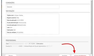 Saiba como excluir e retificar registros de vacinas no e-SUS APS